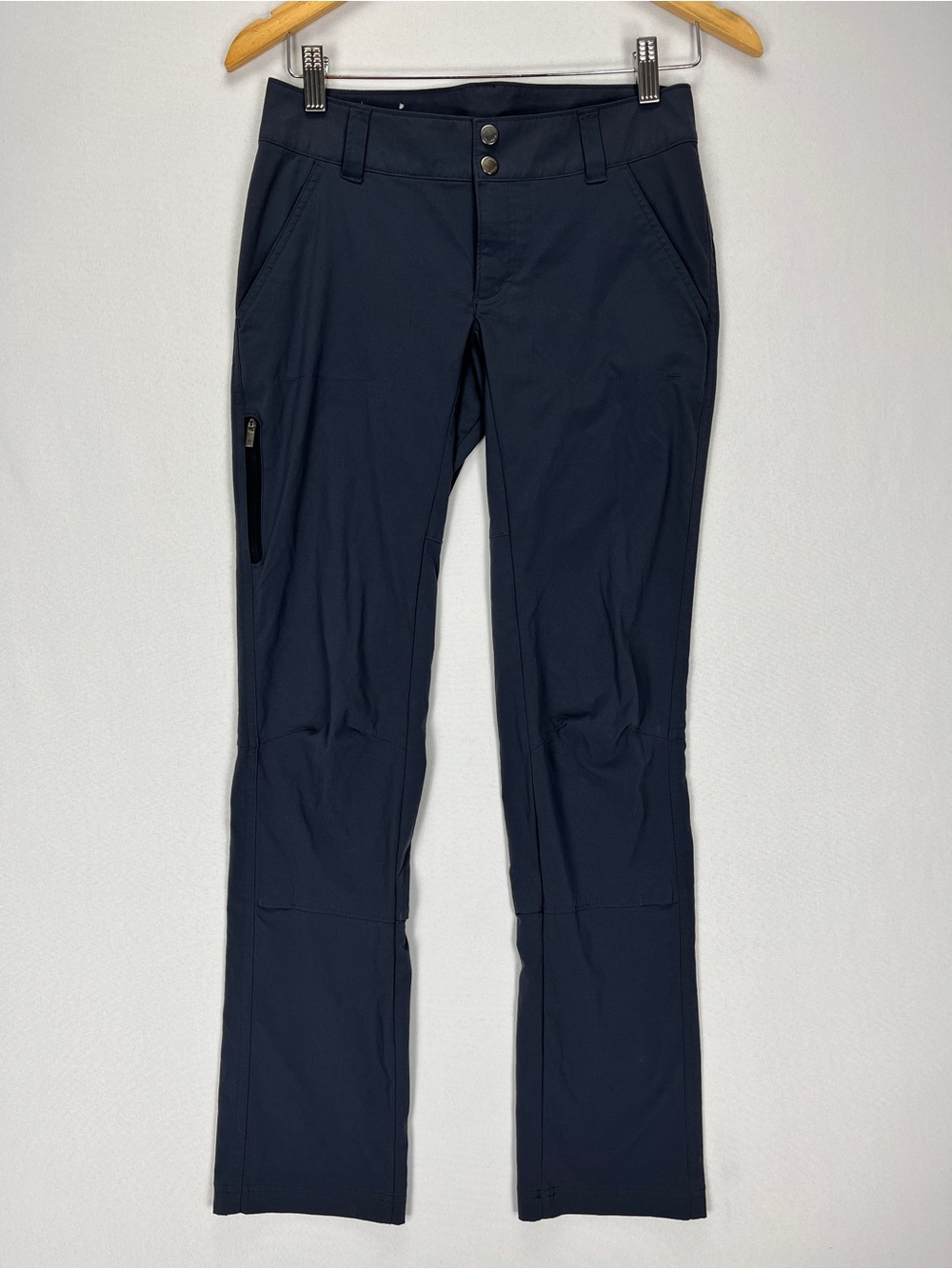 Columbia Saturday Trail Pant Women’s Size 2 Navy Blue Stretch Cargo Omni-Shield